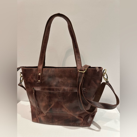 S-zone Vintage Genuine Leather shoulder Bag - Picture 6 of 7
